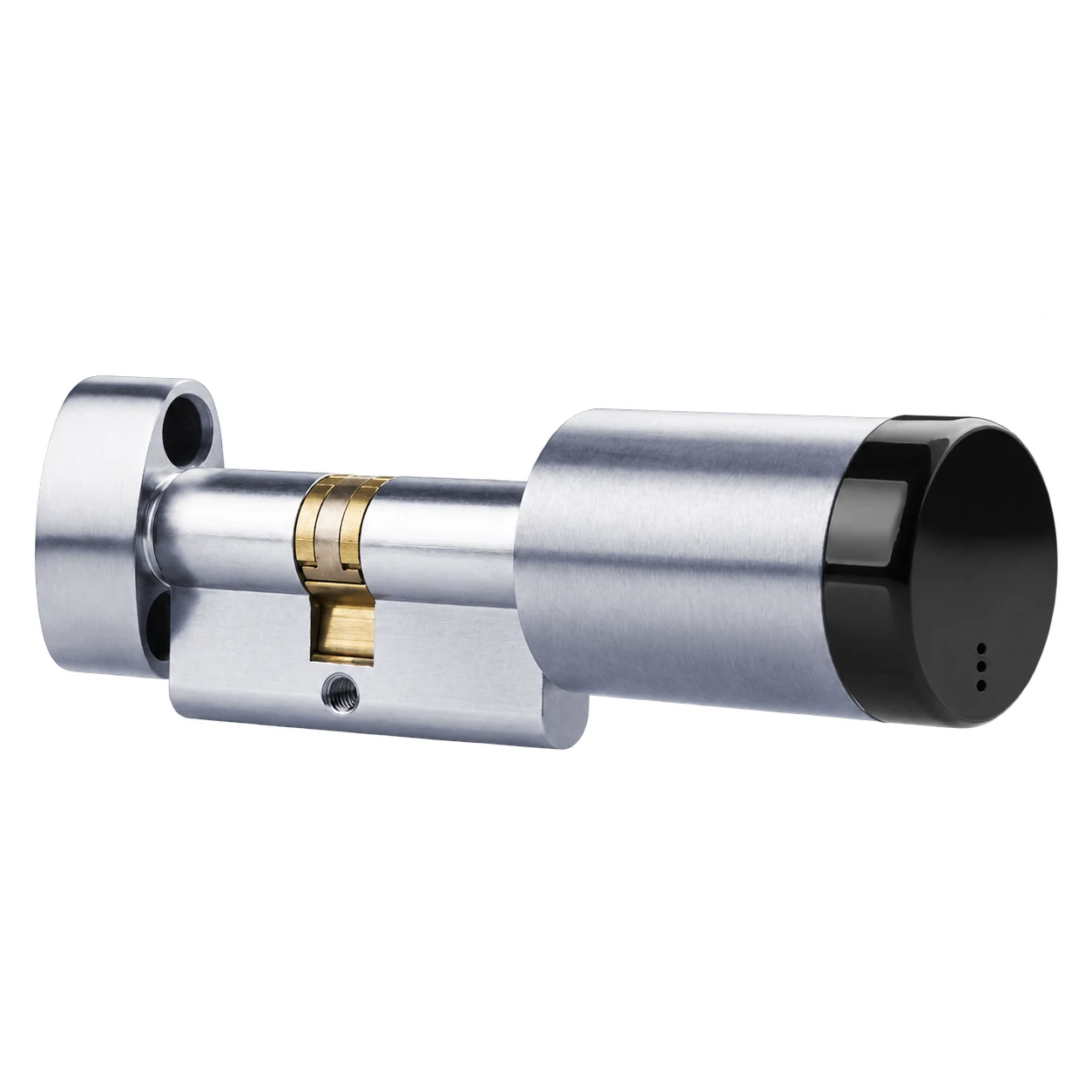SMARTair Zys DIN dobb E-cyl. m. knop. RFL, +0+15, Mifare IP56 Rustfrit look produktbillede til SMARTair adgangskontrol