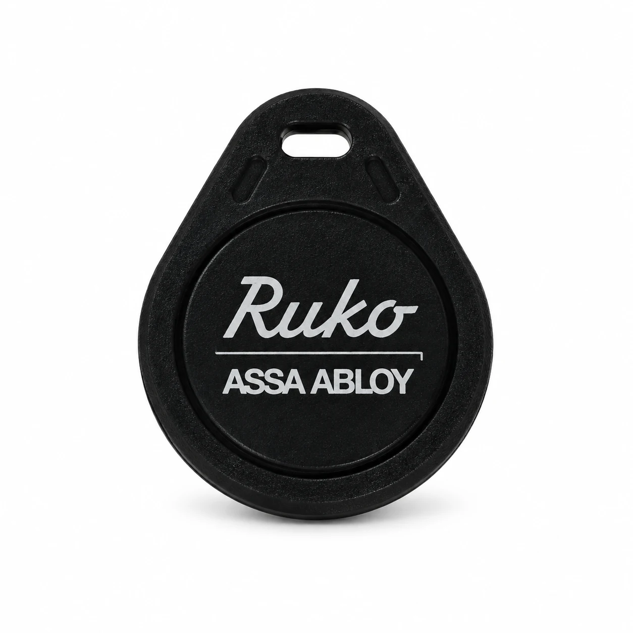 Nøglebrik med logo Ruko ASSA ABLOY - Desfire ev3 4K Sort produktbillede til SMARTair adgangskontrol