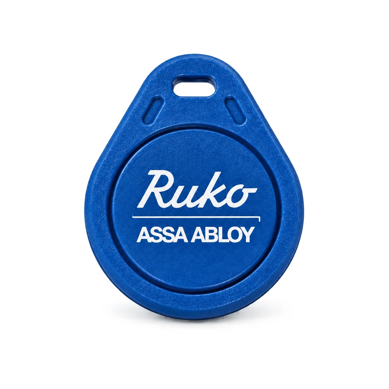 Nøglebrik med logo Ruko ASSA ABLOY - Desfire ev3 4K Blå produktbillede til SMARTair adgangskontrol