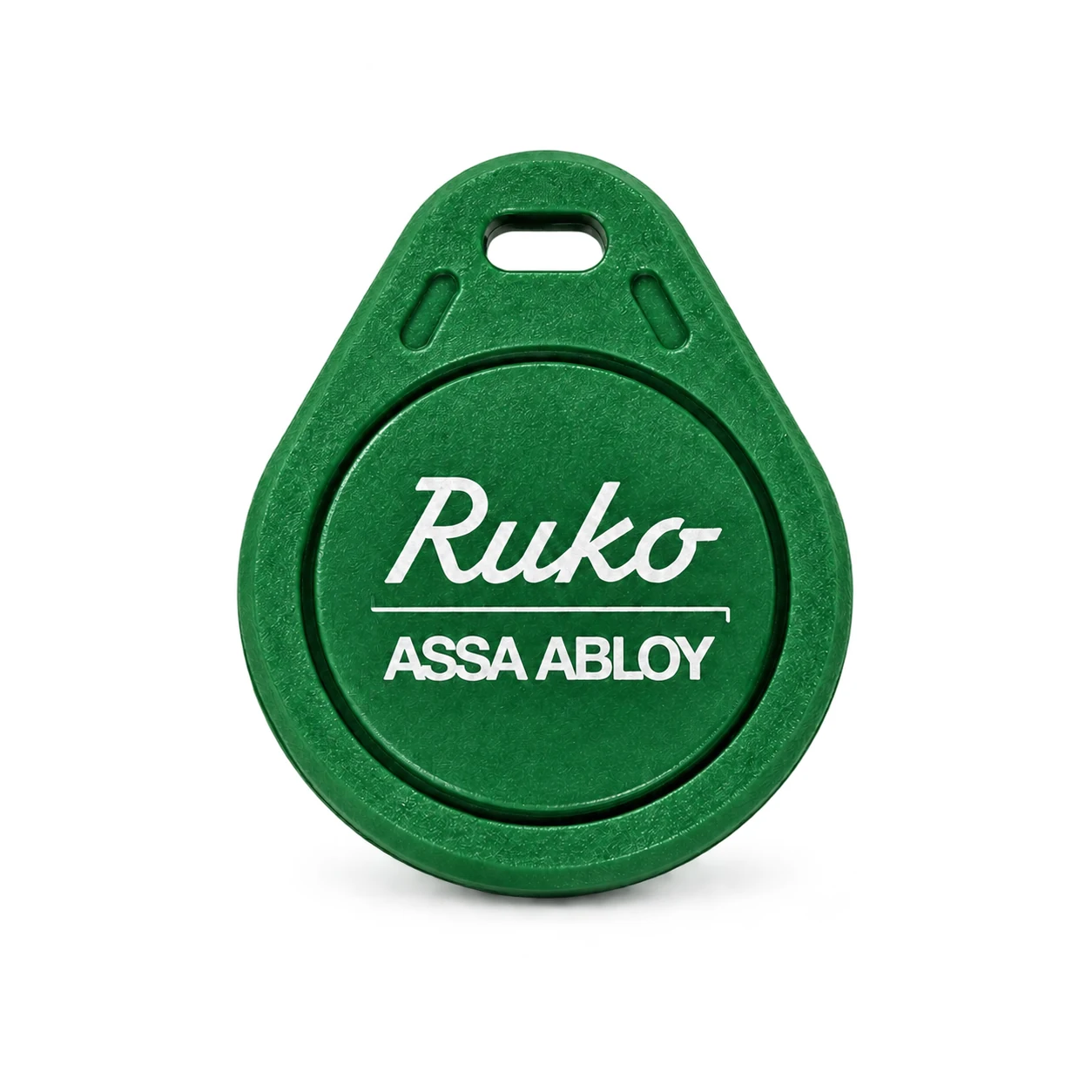 Nøglebrik med logo Ruko ASSA ABLOY - Desfire ev3 4K Grøn produktbillede til SMARTair adgangskontrol