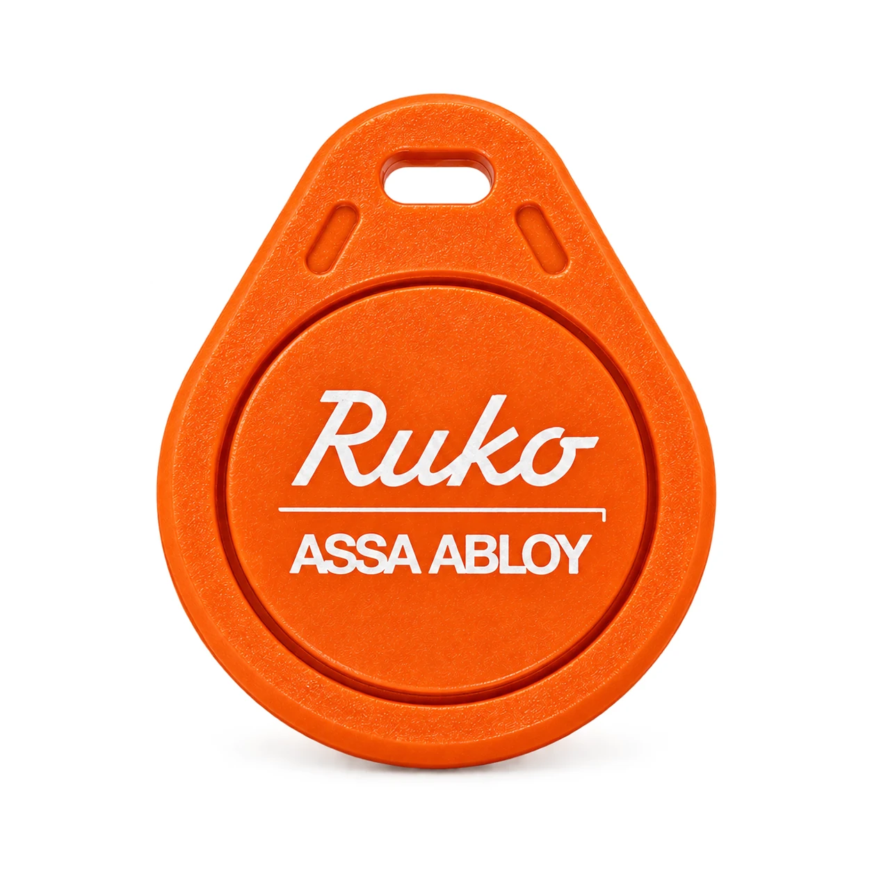 Nøglebrik med logo Ruko ASSA ABLOY - Desfire ev3 4K Orange produktbillede til SMARTair adgangskontrol