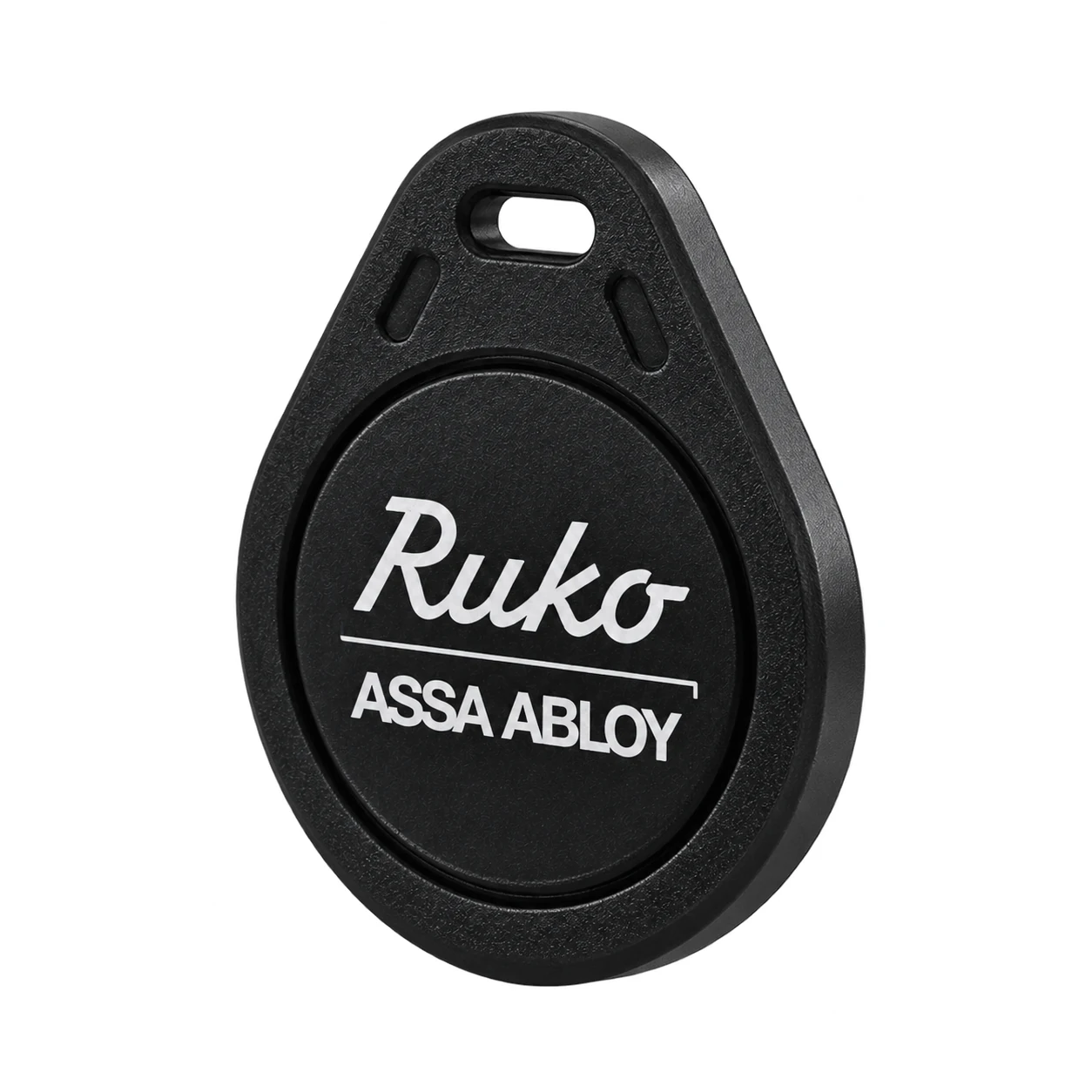 Nøglebrik med Ruko ASSA ABLOY logo, Mifare Classic, 4 K Sort produktbillede til SMARTair adgangskontrol