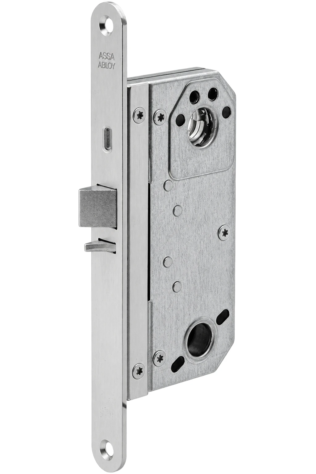 ASSA ABLOY 6585 låsekasse inkl. slutblik - højre/vendbar, dornmål 50 mm - ASSA ABLOY 6585 låsekasse