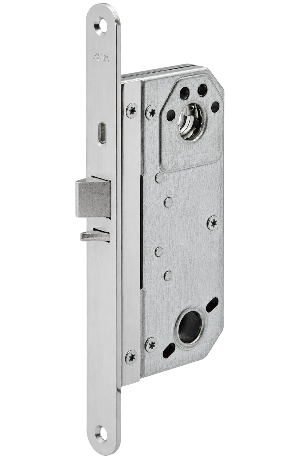 ASSA ABLOY 6585 låsekasse inkl. slutblik - højre/vendbar, dornmål 50 mm - ASSA ABLOY 6585 låsekasse