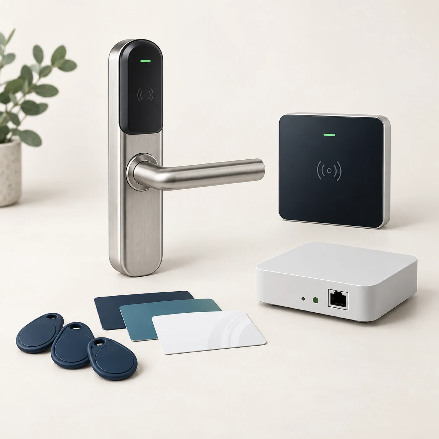 SMARTair Startkit 10 døre, UoC og Wireless produktbillede til SMARTair adgangskontrol