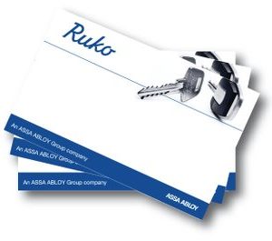 Hvidt adgangskort uden print, Mifare DESFire EV3, 4 K produktbillede til SMARTair adgangskontrol