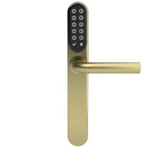 SMARTair i-max STA - DIN, tastatur, blind/blind, udv , messing produktbillede til SMARTair adgangskontrol